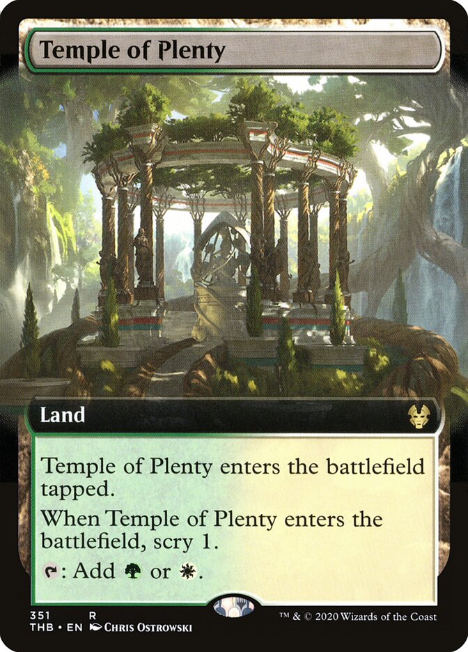 Templo da Fartura / Temple of Plenty - Magic: The Gathering - MoxLand