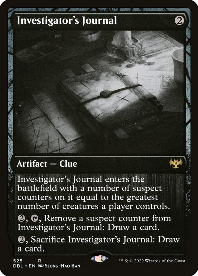 Diário do Investigador / Investigator's Journal - Magic: The Gathering - MoxLand