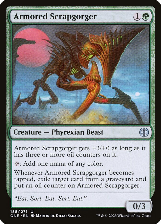 Papa-sucata Blindado / Armored Scrapgorger - Magic: The Gathering - MoxLand