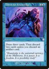 Sede por Conhecimento / Thirst for Knowledge - Magic: The Gathering - MoxLand