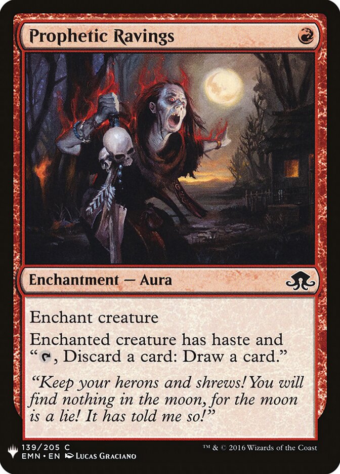 Desvarios Proféticos / Prophetic Ravings - Magic: The Gathering - MoxLand