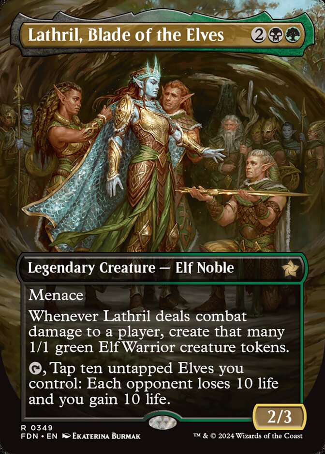 Lathril, Espada dos Elfos / Lathril, Blade of the Elves - Magic: The Gathering - MoxLand