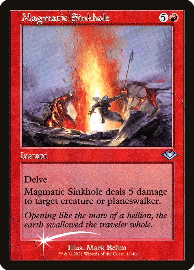 Sumidouro Magmático / Magmatic Sinkhole - Magic: The Gathering - MoxLand
