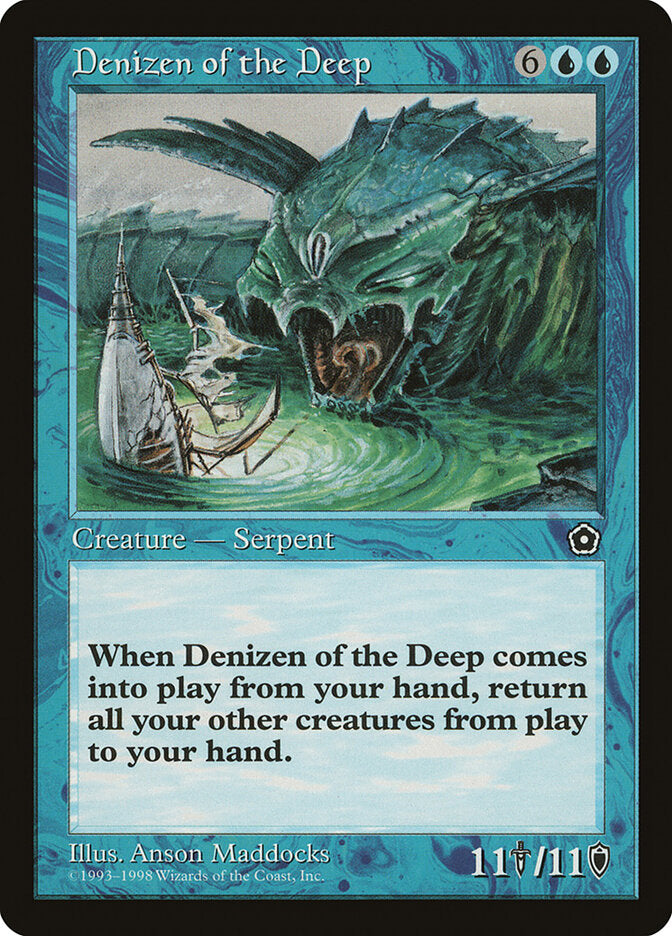 Habitante das Profundezas / Denizen of the Deep - Magic: The Gathering - MoxLand