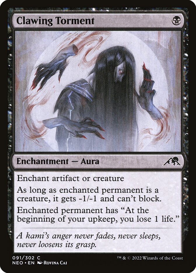 Tormento dos Arranhões / Clawing Torment - Magic: The Gathering - MoxLand