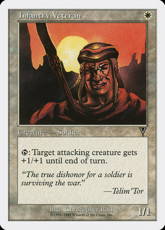 Veterano da Infantaria / Infantry Veteran - Magic: The Gathering - MoxLand