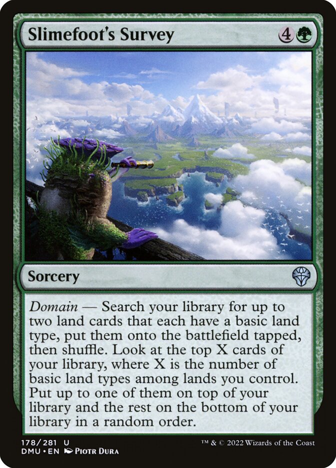 Reconhecimento de Pé-de-limo / Slimefoot's Survey - Magic: The Gathering - MoxLand