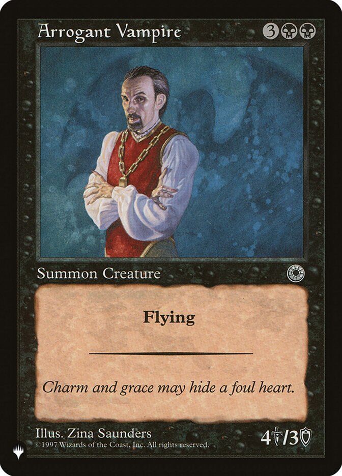 Arrogant Vampire - Magic: The Gathering - MoxLand