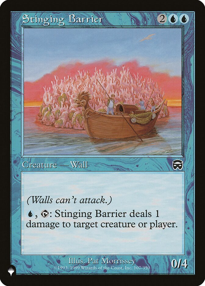 Barreira Urticante / Stinging Barrier - Magic: The Gathering - MoxLand