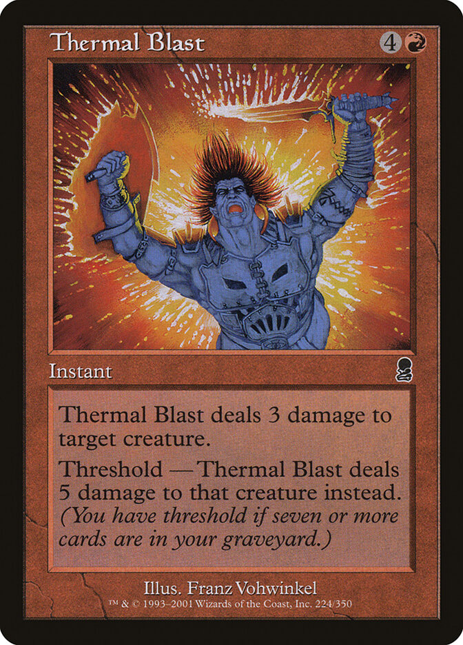 Explosão Termal / Thermal Blast - Magic: The Gathering - MoxLand