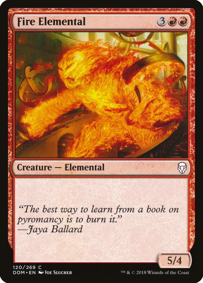 Elemental do Fogo / Fire Elemental - Magic: The Gathering - MoxLand