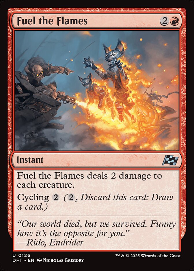 Abastecer as Chamas / Fuel the Flames - Magic: The Gathering - MoxLand