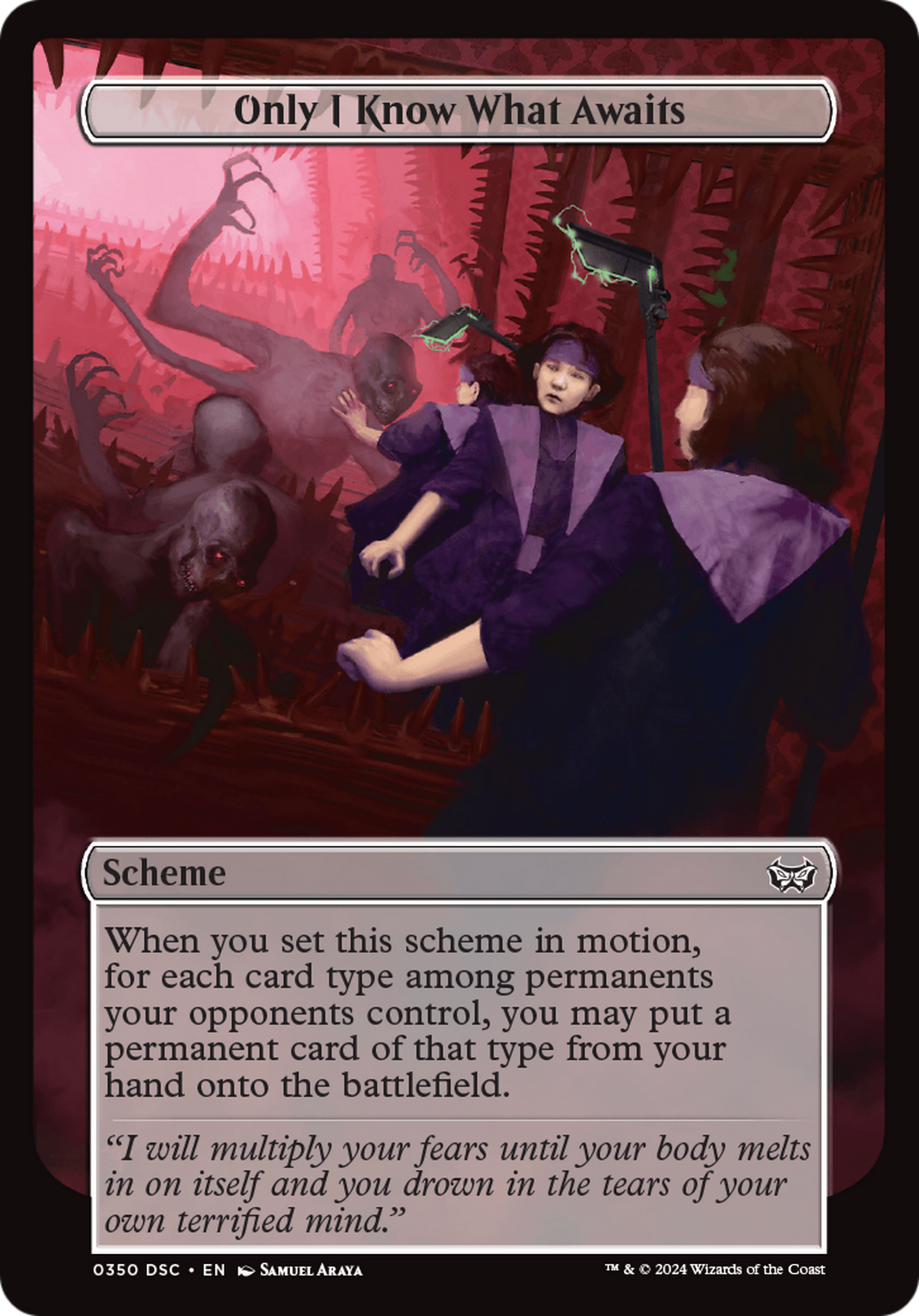 Only I Know What Awaits - Magic: The Gathering - MoxLand