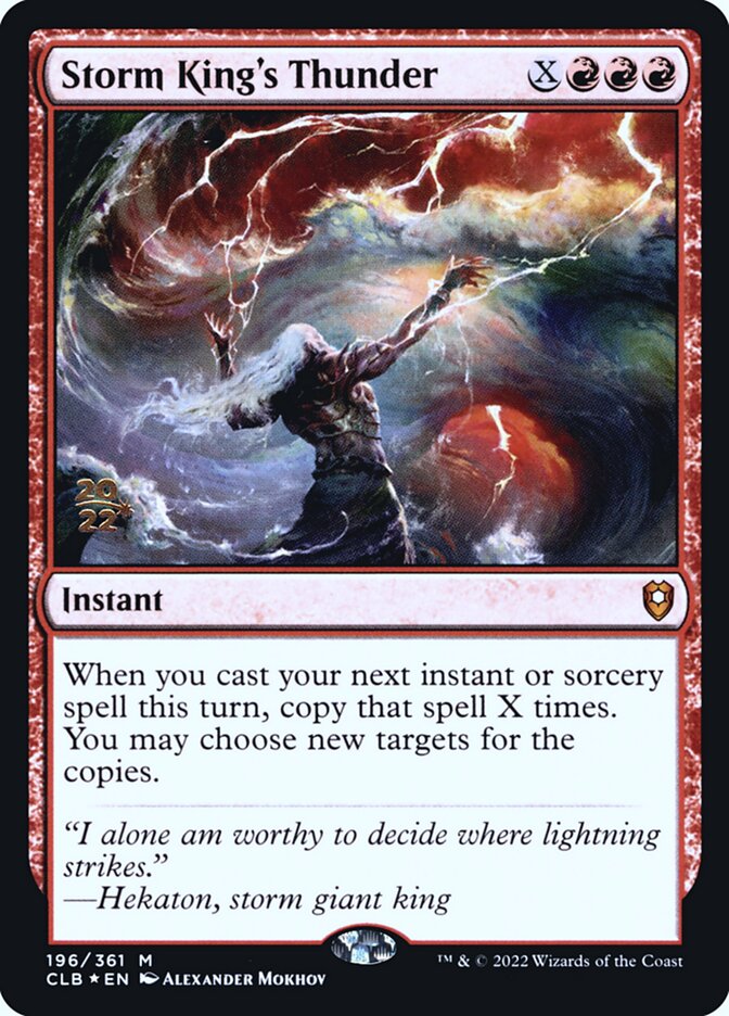 Trovão do Rei da Tempestade / Storm King's Thunder - Magic: The Gathering - MoxLand