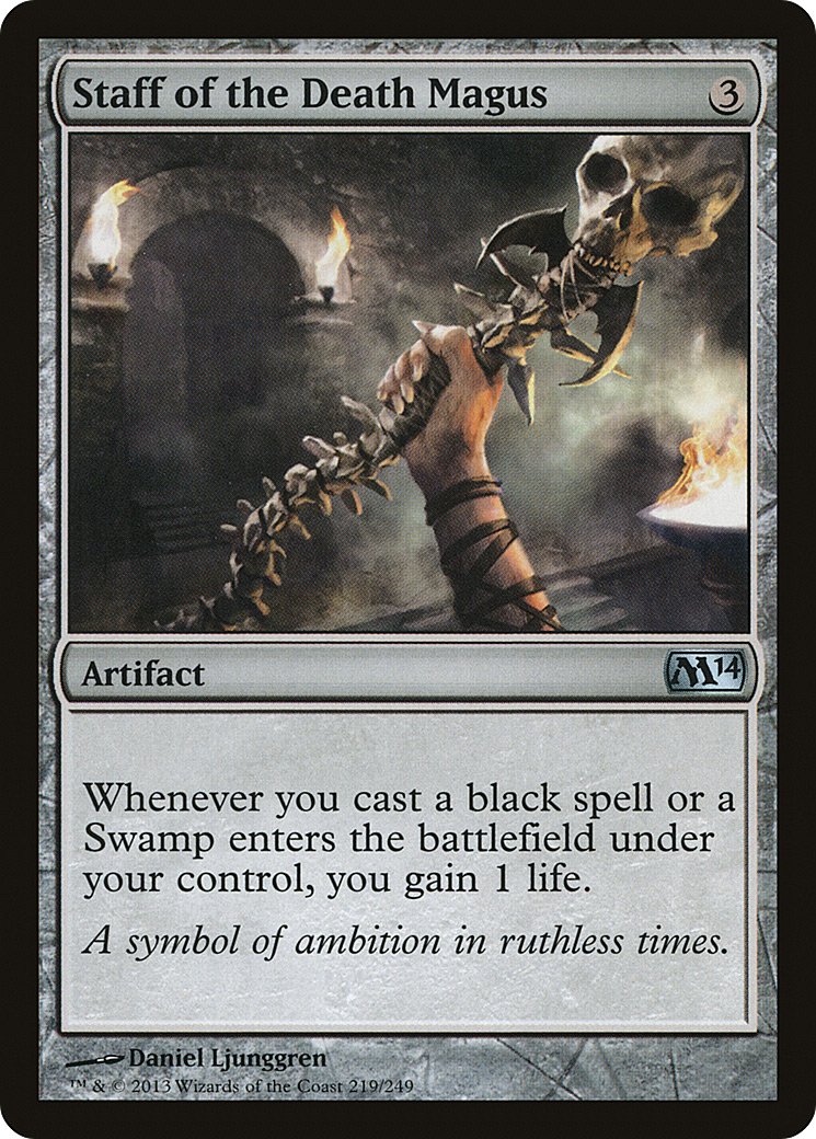 Cajado do Magus da Morte / Staff of the Death Magus - Magic: The Gathering - MoxLand