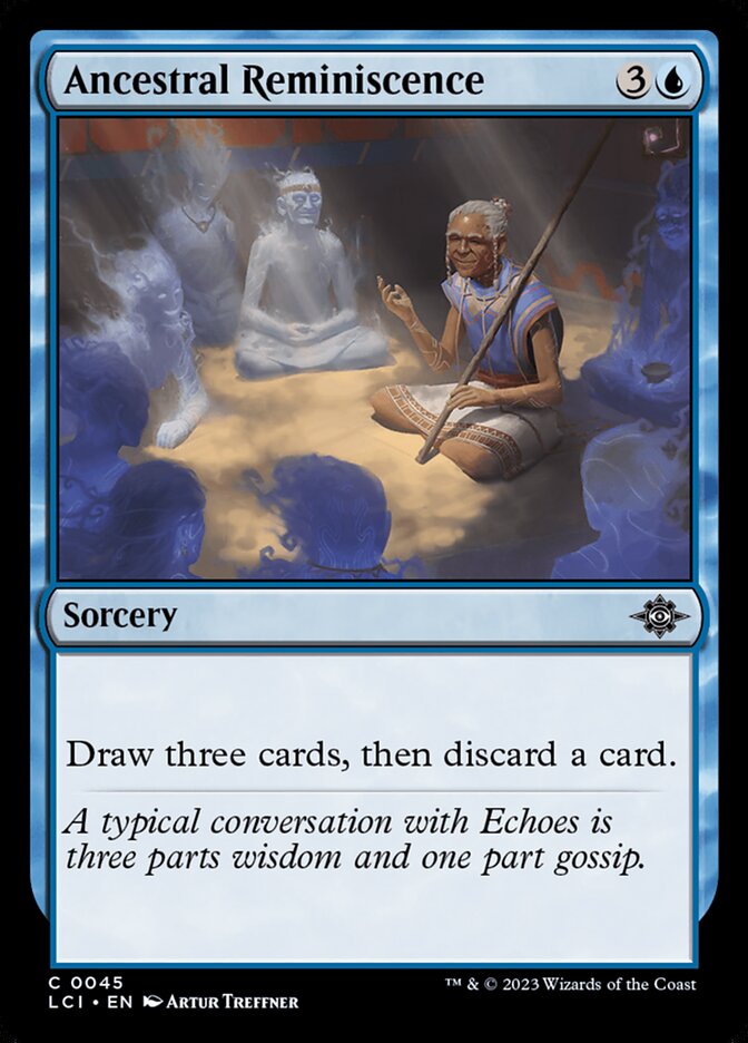 Reminiscência Ancestral / Ancestral Reminiscence - Magic: The Gathering - MoxLand