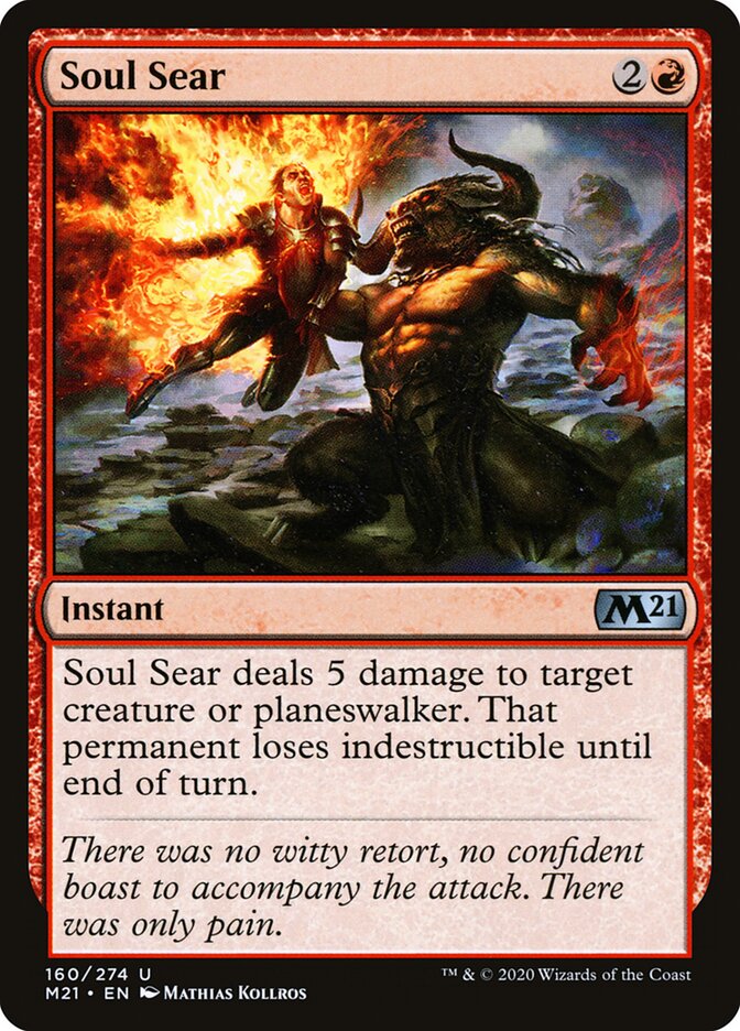 Abrasamento da Alma / Soul Sear - Magic: The Gathering - MoxLand