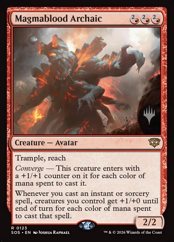Magmablood Archaic - Magic: The Gathering - MoxLand