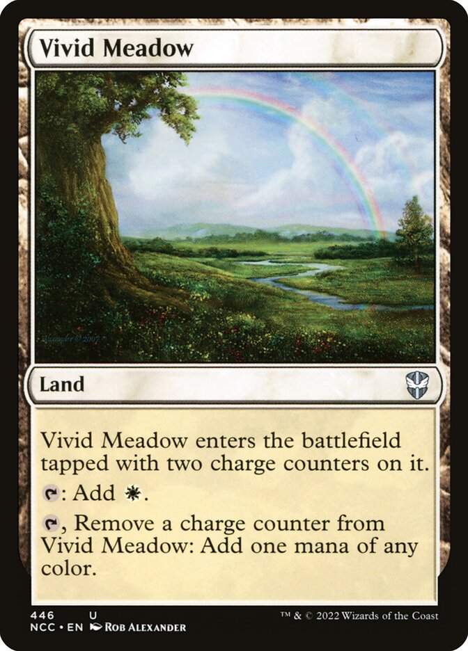 Prado Vívido / Vivid Meadow - Magic: The Gathering - MoxLand