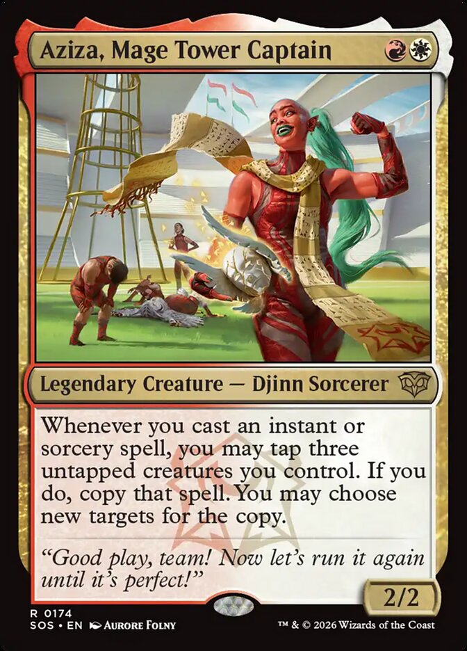 Aziza, Mage Tower Captain - Magic: The Gathering - MoxLand