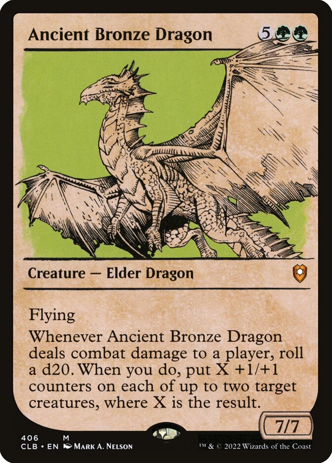 Dragão de Bronze Ancião / Ancient Bronze Dragon - Magic: The Gathering - MoxLand