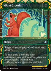 Crescimento Desenfreado / Giant Growth - Magic: The Gathering - MoxLand