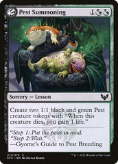 Invocação de Pestes / Pest Summoning - Magic: The Gathering - MoxLand