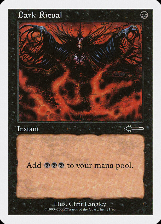 Ritual Sombrio / Dark Ritual - Magic: The Gathering - MoxLand