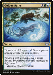Proporção Áurea / Golden Ratio - Magic: The Gathering - MoxLand