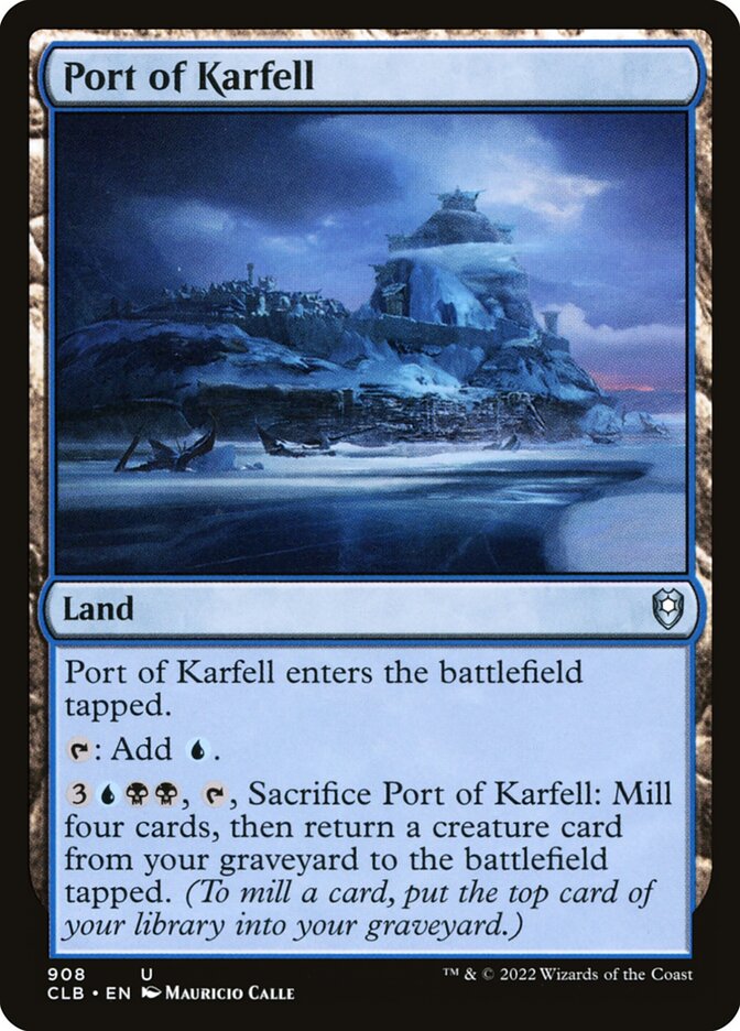 Porto de Karfell / Port of Karfell - Magic: The Gathering - MoxLand