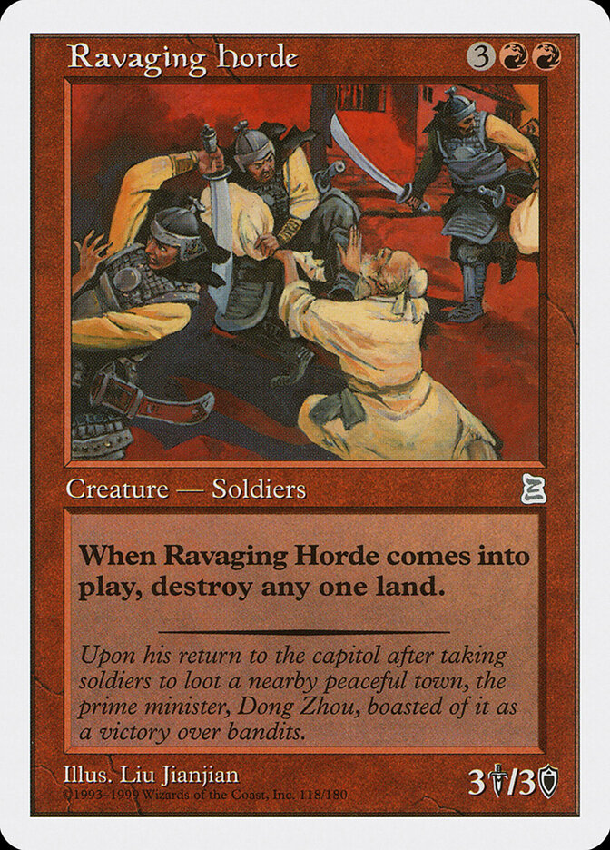 Ravaging Horde - Magic: The Gathering - MoxLand