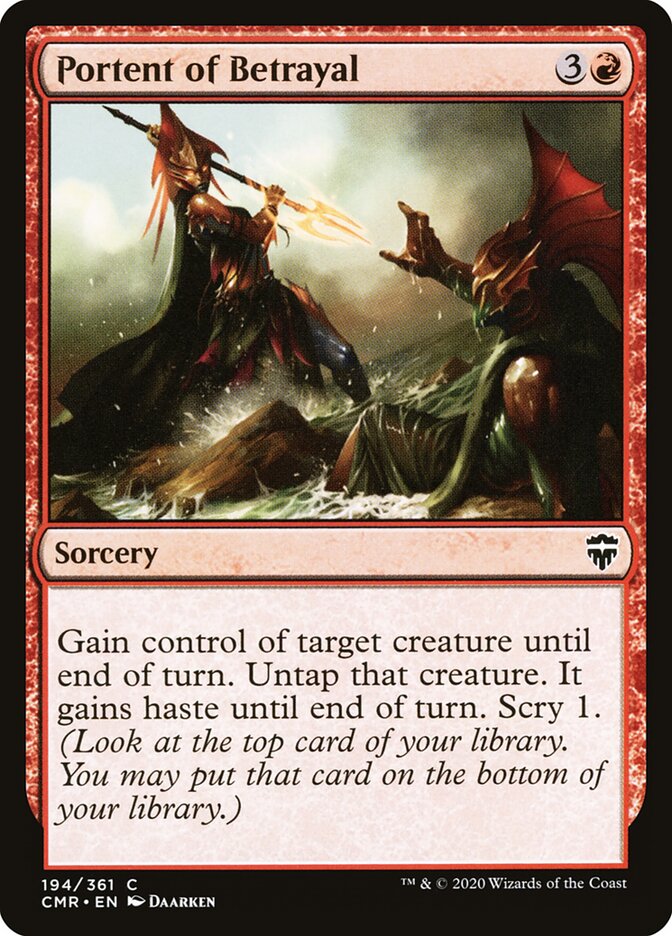 Presságio de Traição / Portent of Betrayal - Magic: The Gathering - MoxLand
