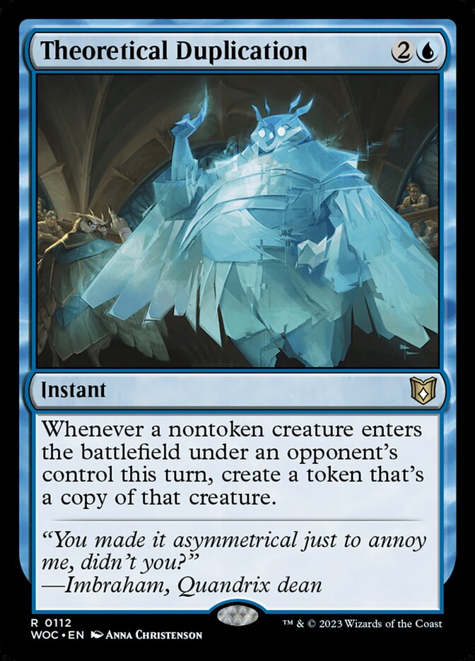 Duplicação Teórica / Theoretical Duplication - Magic: The Gathering - MoxLand