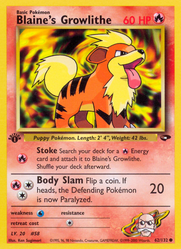 Blaine's Growlithe - MoxLand - MoxLand