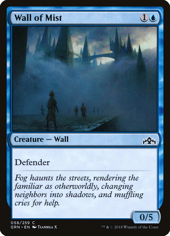Barreira de Névoa / Wall of Mist - Magic: The Gathering - MoxLand