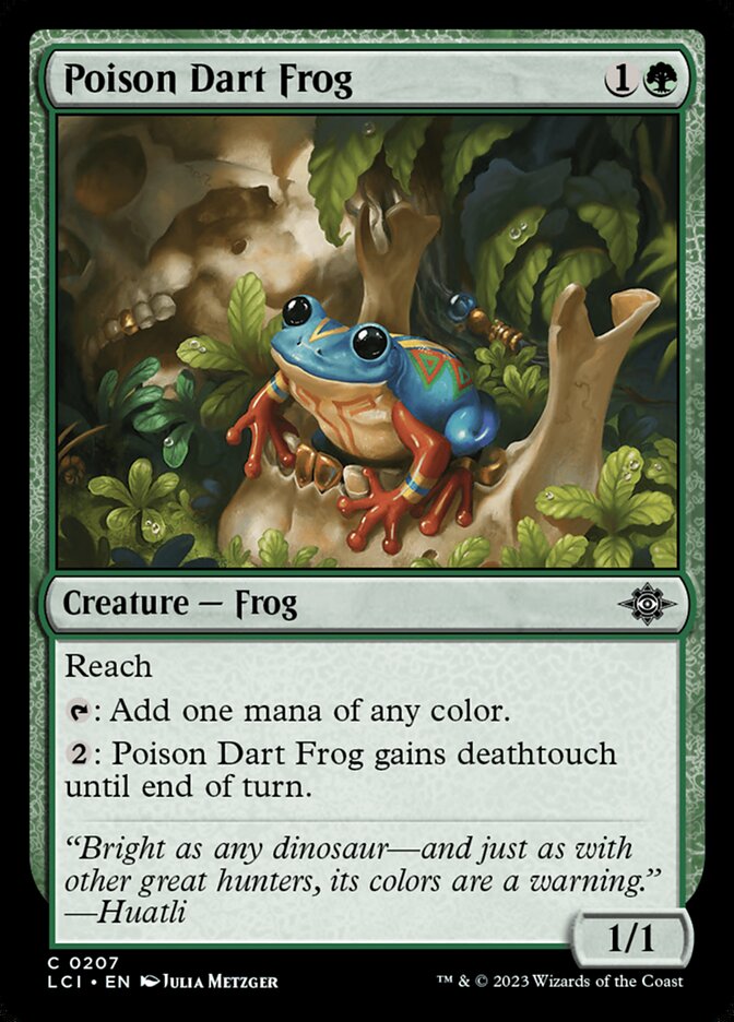 Sapo-flecha / Poison Dart Frog - Magic: The Gathering - MoxLand