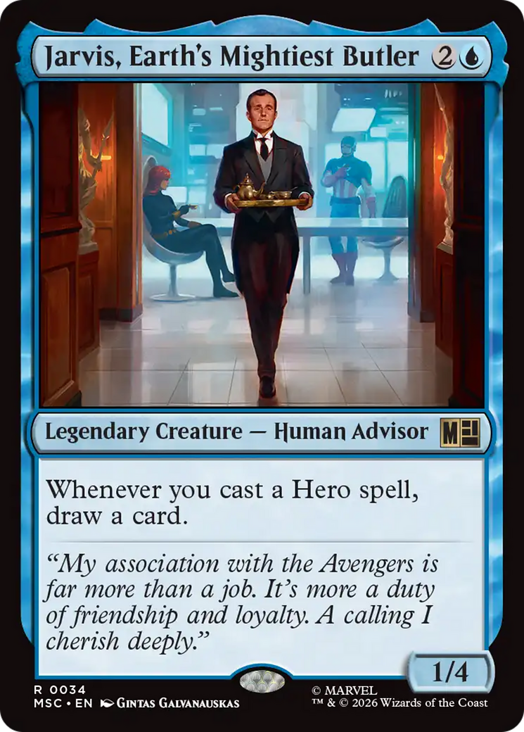 Jarvis, Earth's Mightiest Butler - Magic: The Gathering - MoxLand
