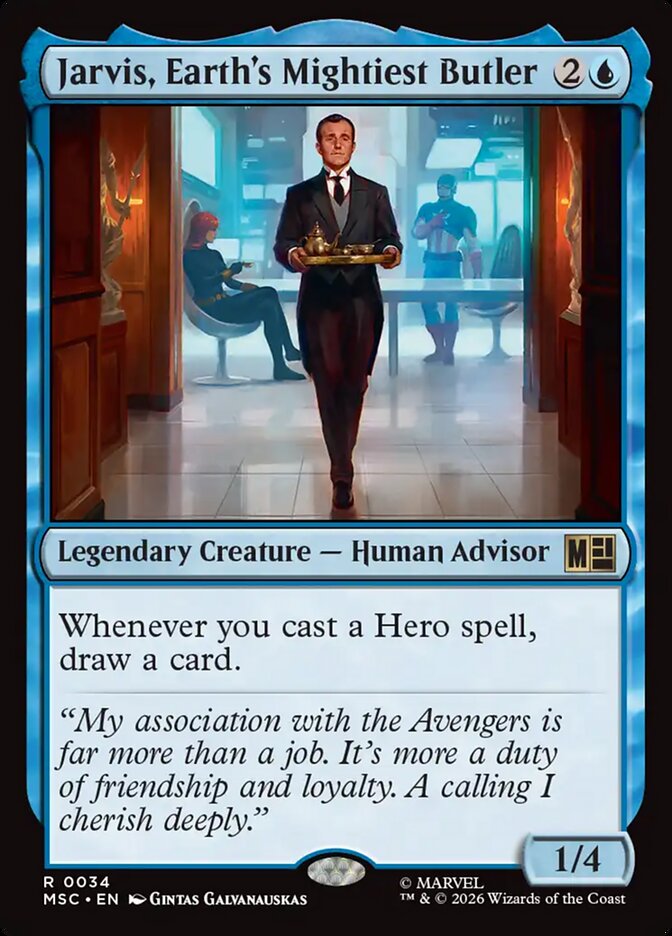 Jarvis, Earth's Mightiest Butler - Magic: The Gathering - MoxLand
