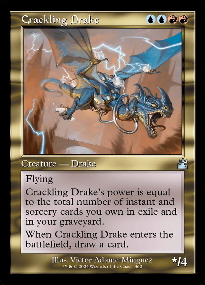 Dragonete Fagulhante / Crackling Drake - Magic: The Gathering - MoxLand