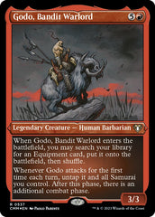 Godo, Bandido Senhor da Guerra / Godo, Bandit Warlord - Magic: The Gathering - MoxLand