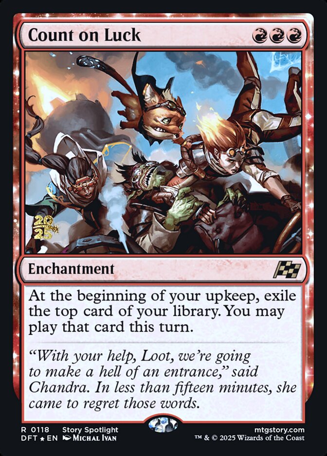 Count on Luck - Magic: The Gathering - MoxLand