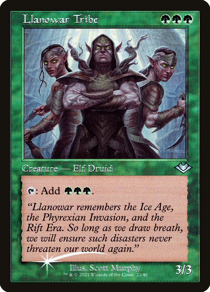 Tribo de Llanowar / Llanowar Tribe - Magic: The Gathering - MoxLand