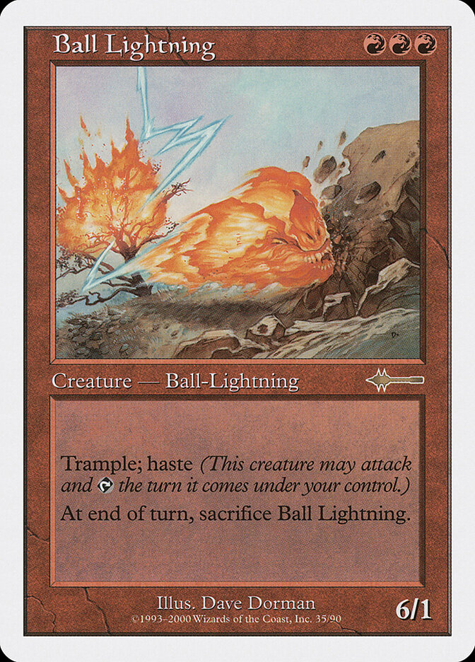 Esfera de Raios / Ball Lightning - Magic: The Gathering - MoxLand