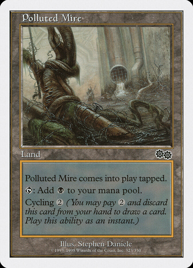 Lamaçal Poluído / Polluted Mire - Magic: The Gathering - MoxLand