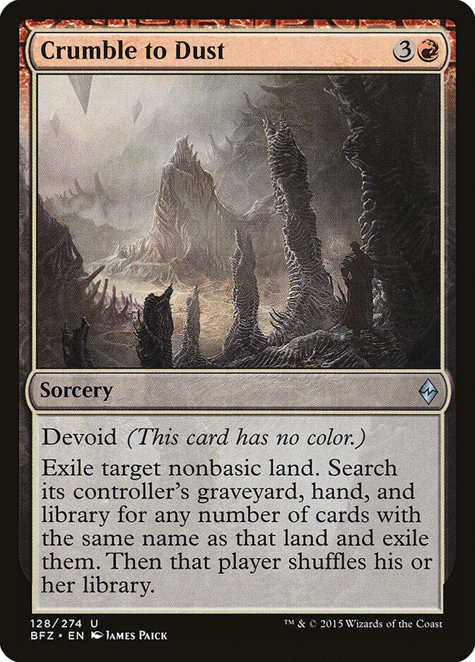 Ruir em Pó / Crumble to Dust - Magic: The Gathering - MoxLand