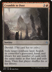 Ruir em Pó / Crumble to Dust - Magic: The Gathering - MoxLand