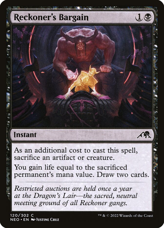 Barganha do Justiceiro / Reckoner's Bargain - Magic: The Gathering - MoxLand