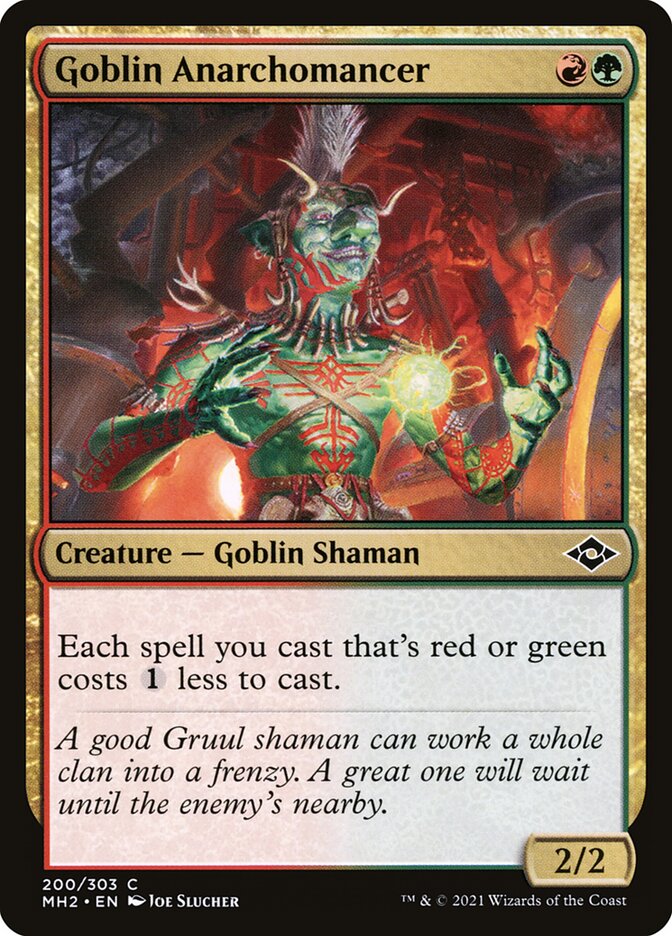Anarcomante Goblin / Goblin Anarchomancer - Magic: The Gathering - MoxLand