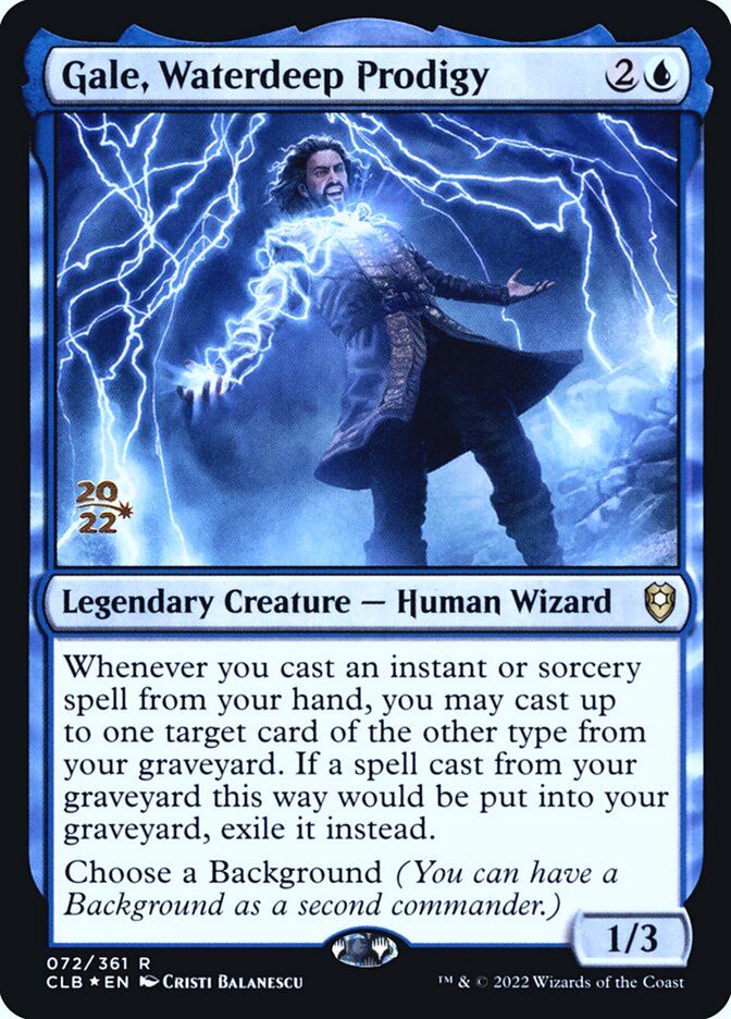 Gale, Prodígio de Águas Profundas / Gale, Waterdeep Prodigy - Magic: The Gathering - MoxLand