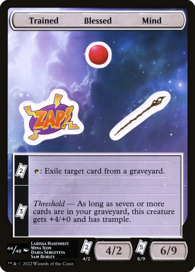 Trained Blessed Mind - Magic: The Gathering - MoxLand